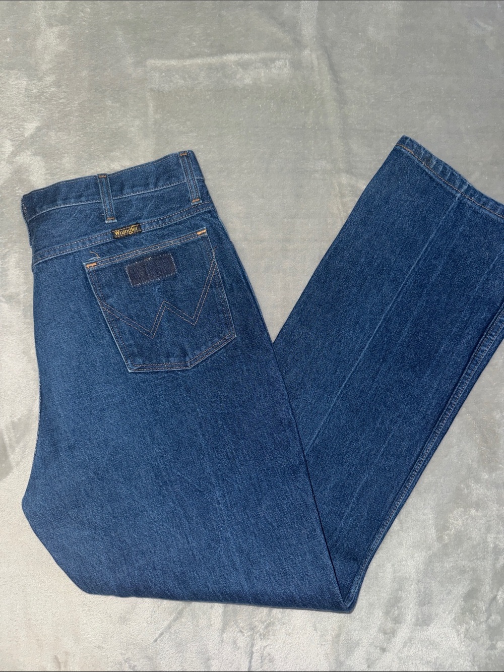 Vintage Wrangler Blue Classic Straight Leg Jeans 36x32